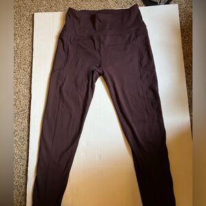 Legend Discovery Women's High-Waist Leggings in Plum